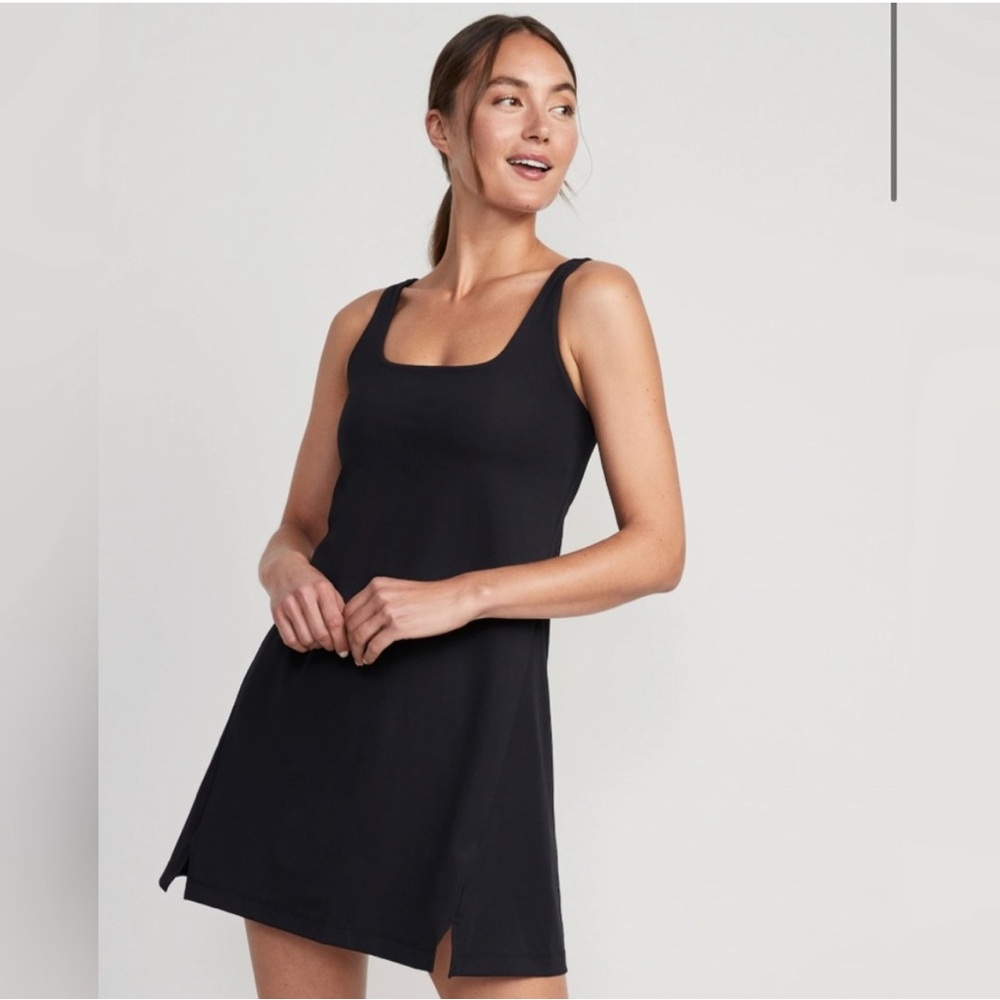 Old Navy Powersoft Dress Black Medium